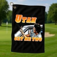 Utah Get Me 2 Golf Towel thumb 1