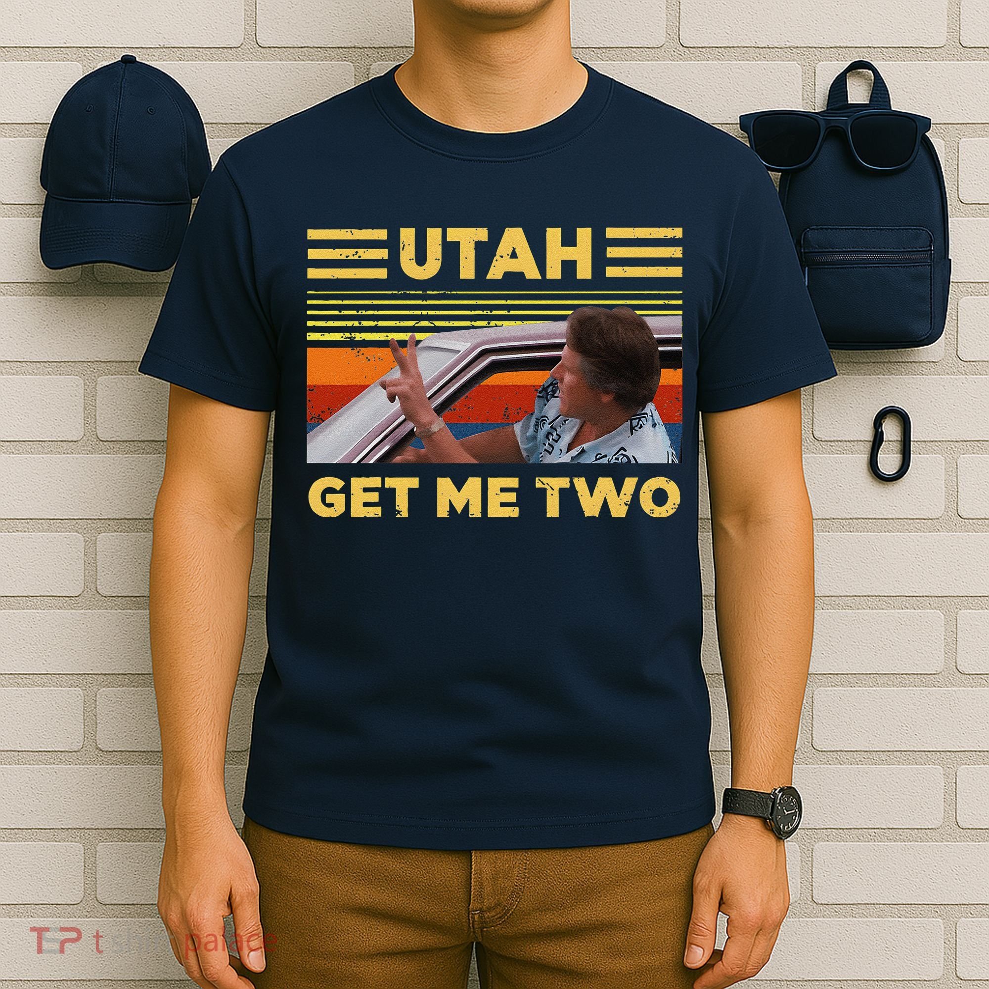 Utah Get Me Retro Two Vintage Funny T-Shirt