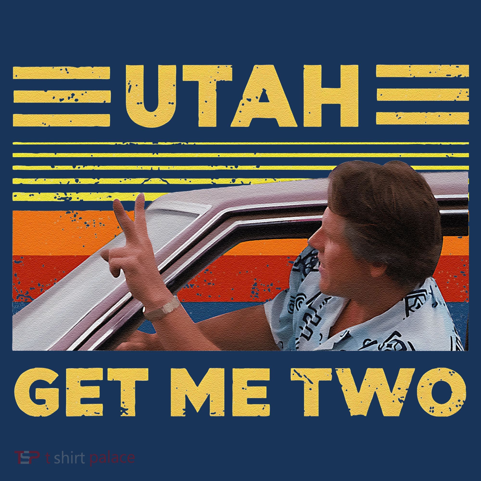 Utah Get Me Retro Two Vintage Funny T-Shirt