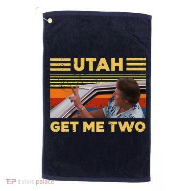 Utah Get Me Retro Two Vintage Funny Golf Towel