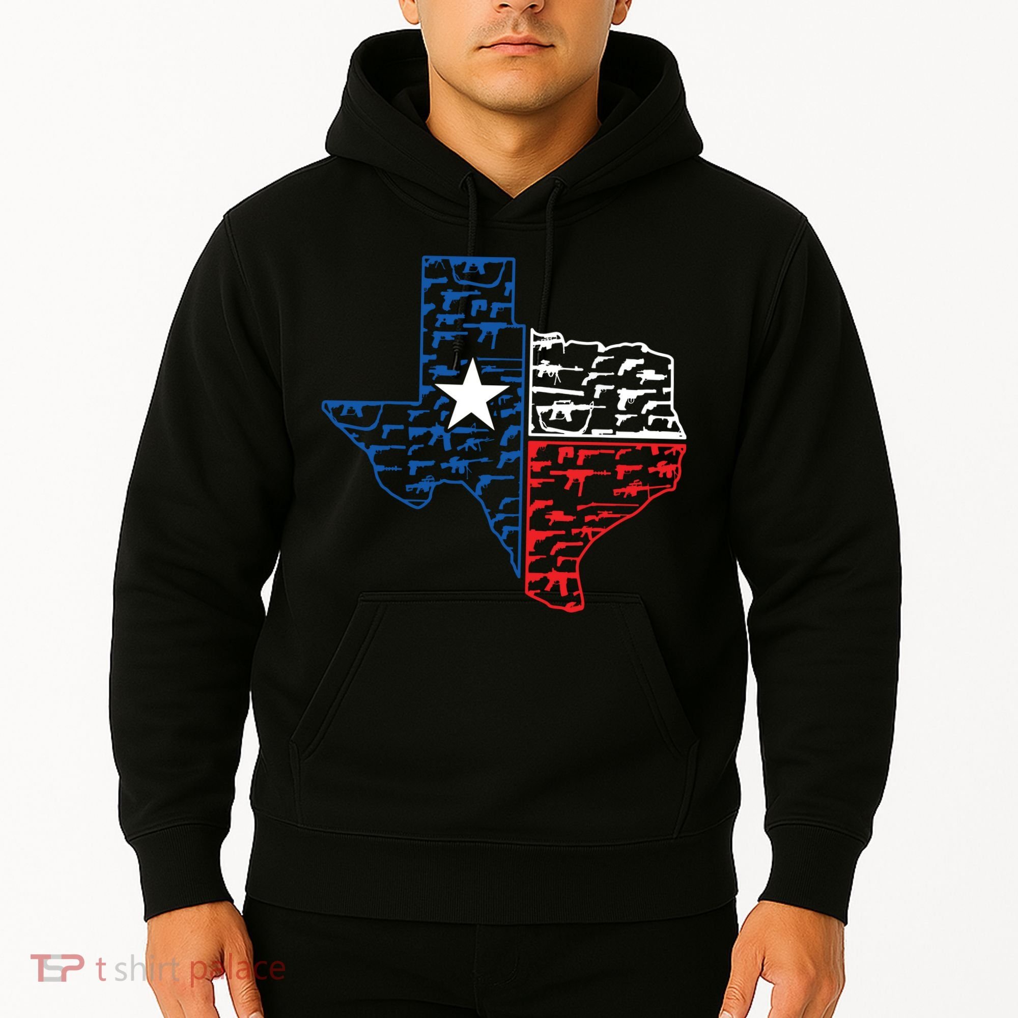 Usa Guns Patriotic Texan America Texas Hoodie