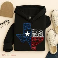 Usa Guns Patriotic Texan America Texas Hoodie thumb 4
