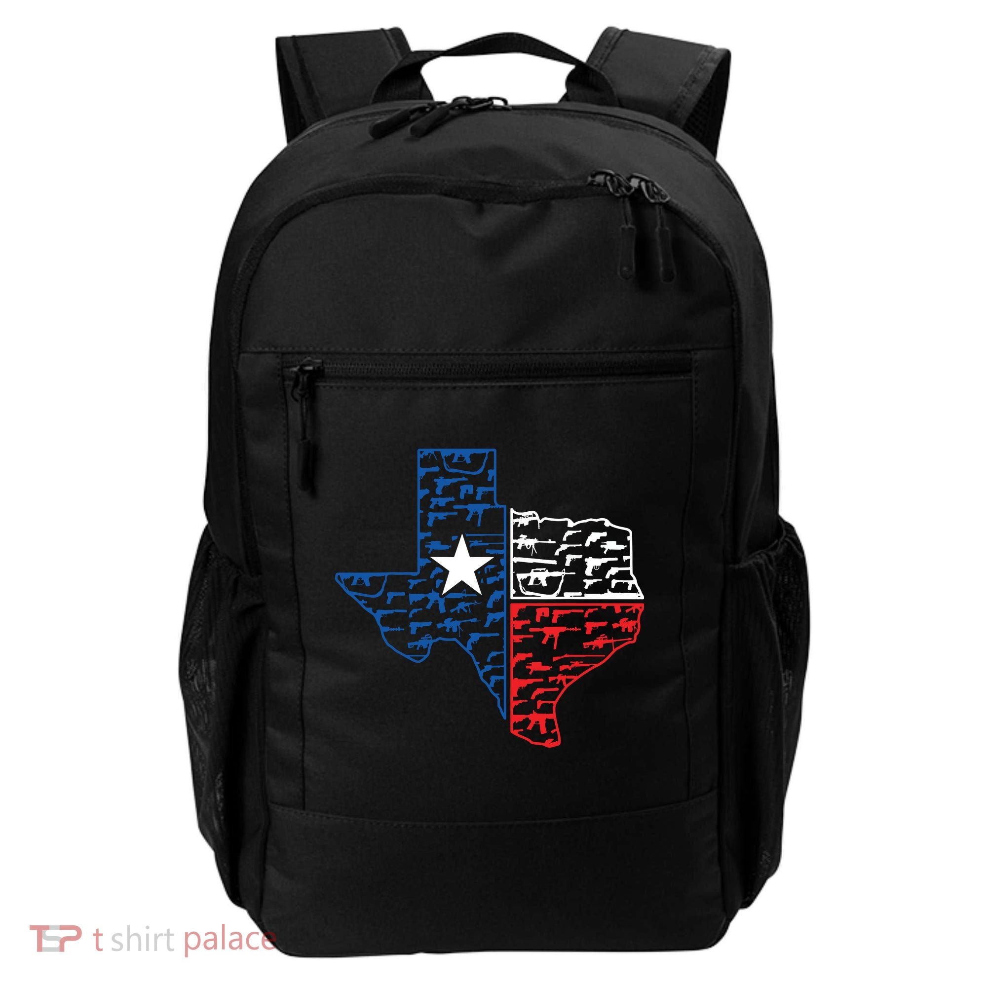 Usa Guns Patriotic Texan America Texas Backpack