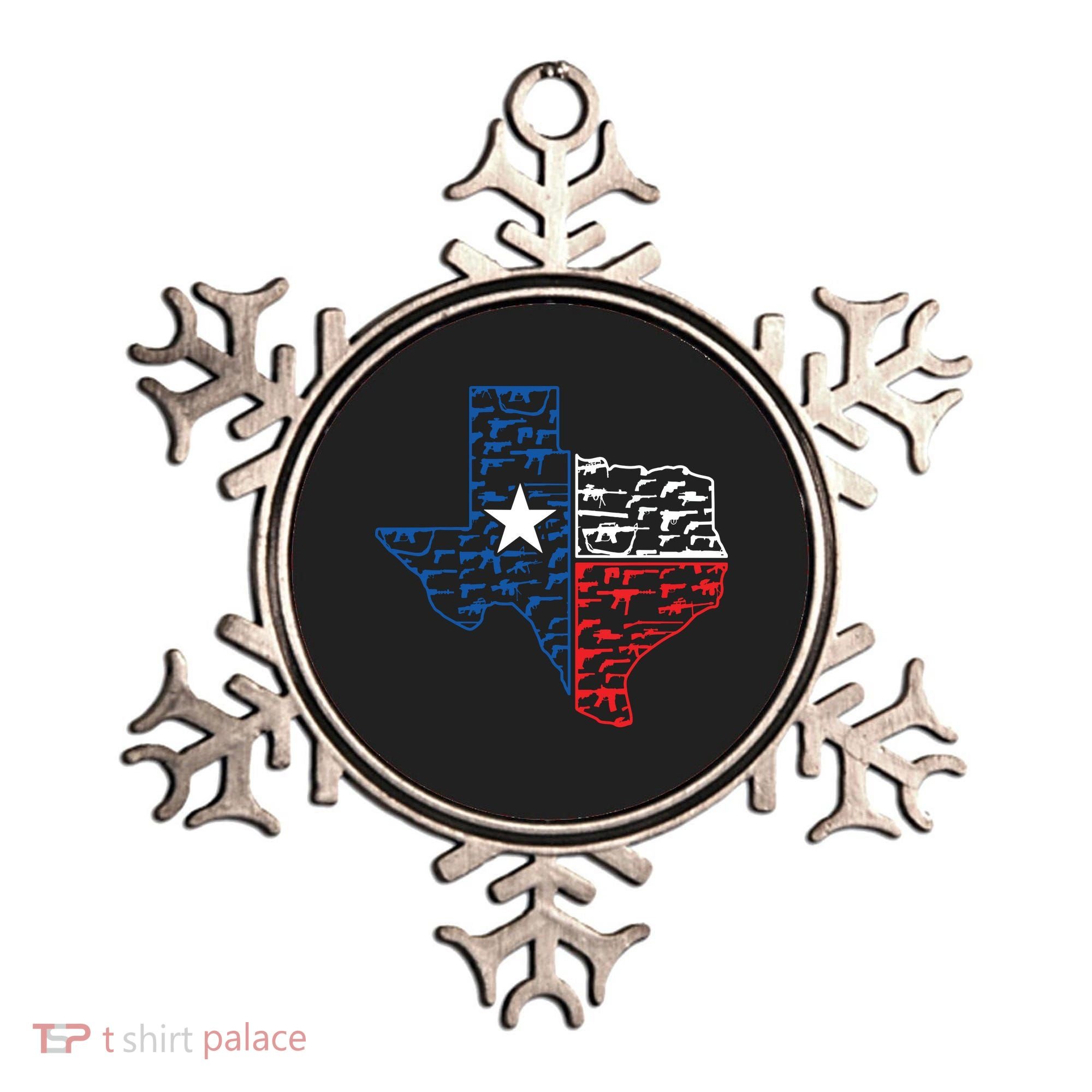 Usa Guns Patriotic Texan America Texas Ornament