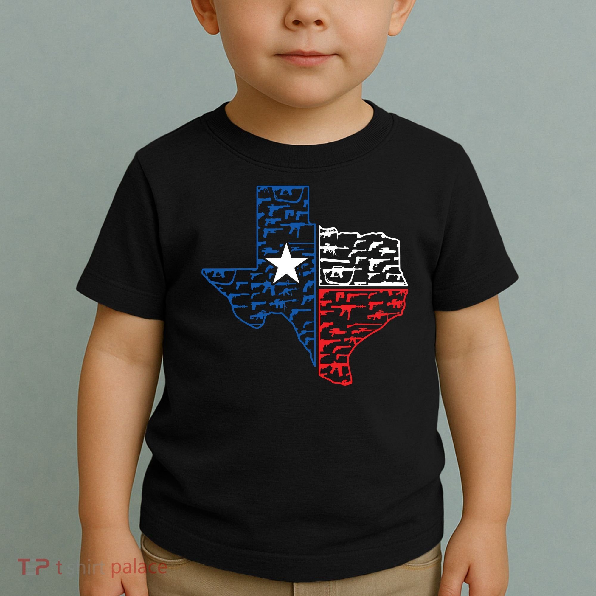 Usa Guns Patriotic Texan America Texas Toddler T-Shirt
