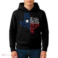 Usa Guns Patriotic Texan America Texas Kids Hoodie thumb 4