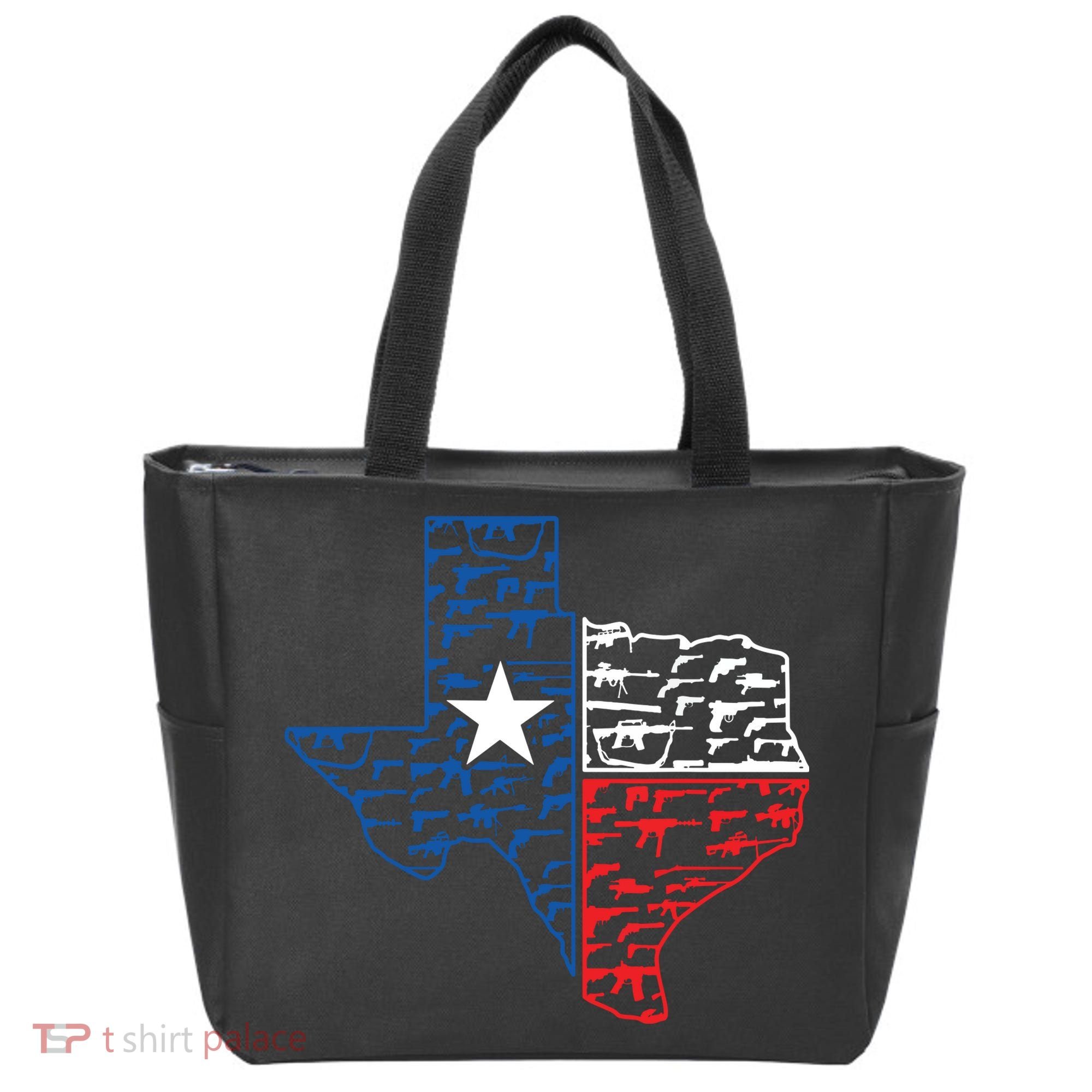Usa Guns Patriotic Texan America Texas Tote Bag