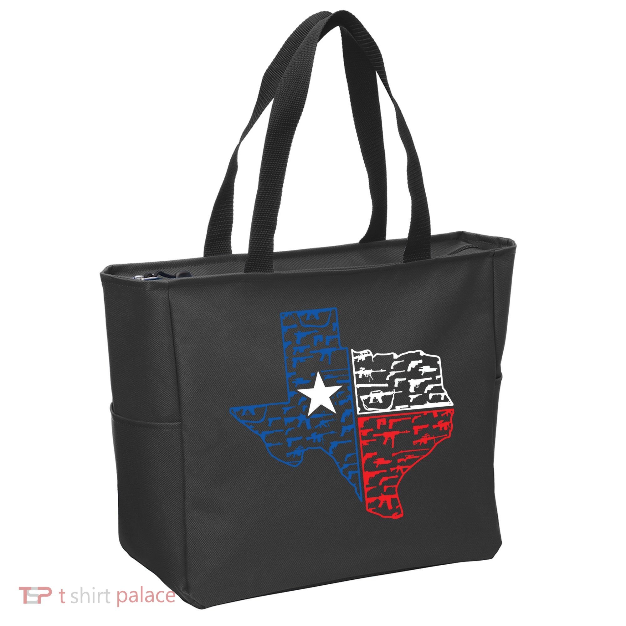 Usa Guns Patriotic Texan America Texas Tote Bag