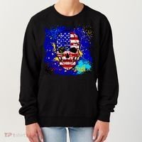 USA Grunge Skull Women's Sweatshirt thumb 0