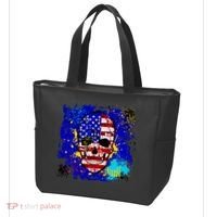 USA Grunge Skull Tote Bag thumb 3