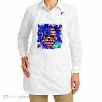 USA Grunge Skull Apron thumb 2