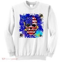 USA Grunge Skull Sweatshirt thumb 0