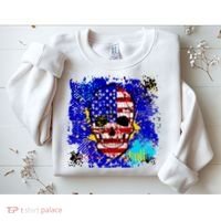 USA Grunge Skull Sweatshirt thumb 2