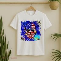 USA Grunge Skull T-Shirt thumb 2