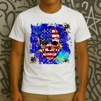 USA Grunge Skull T-Shirt thumb 3