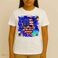 USA Grunge Skull T-Shirt thumb 4