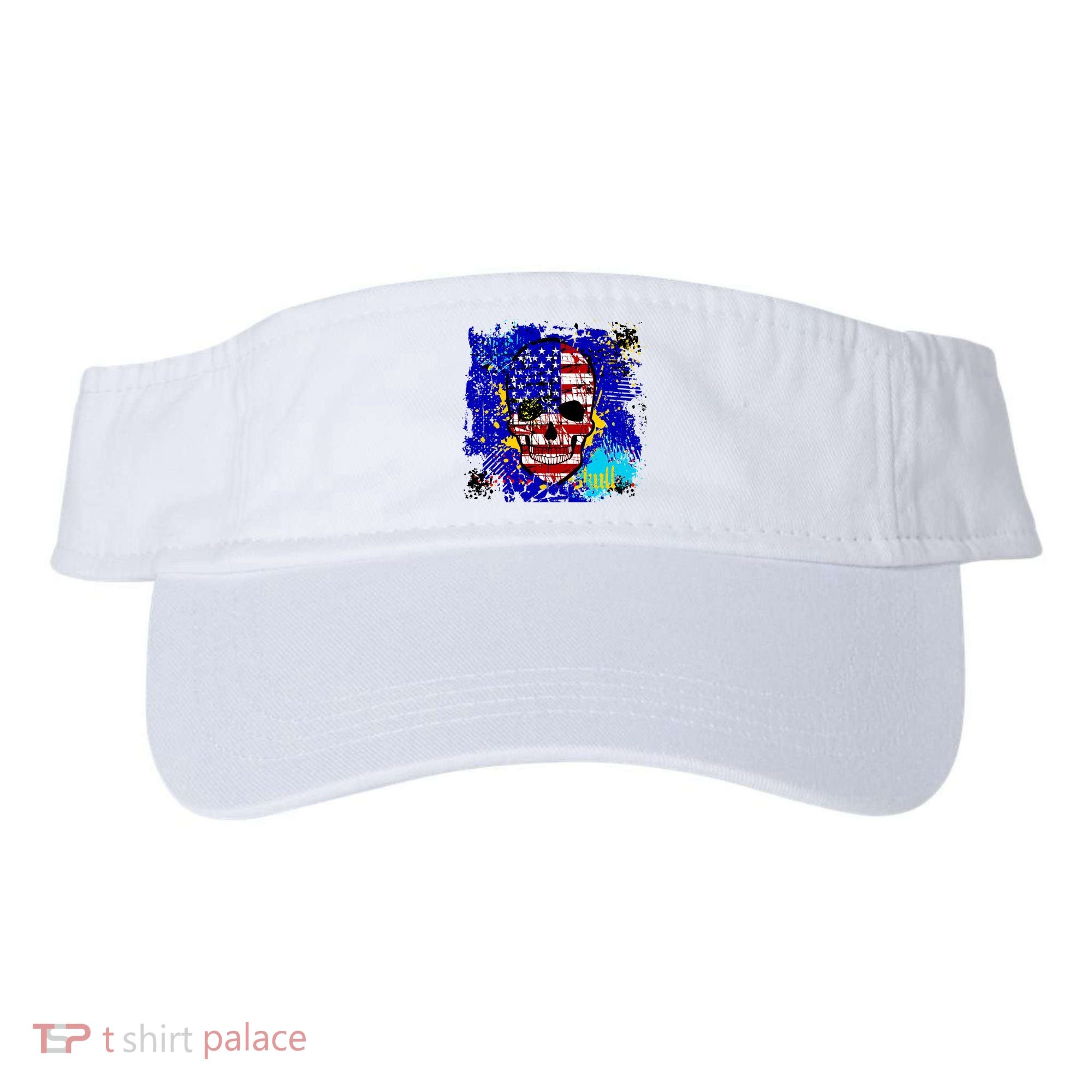 USA Grunge Skull Visor