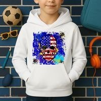 USA Grunge Skull Kids Hoodie thumb 2