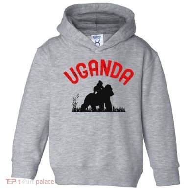 Uganda Gorilla Safari Gift Toddler Hoodie