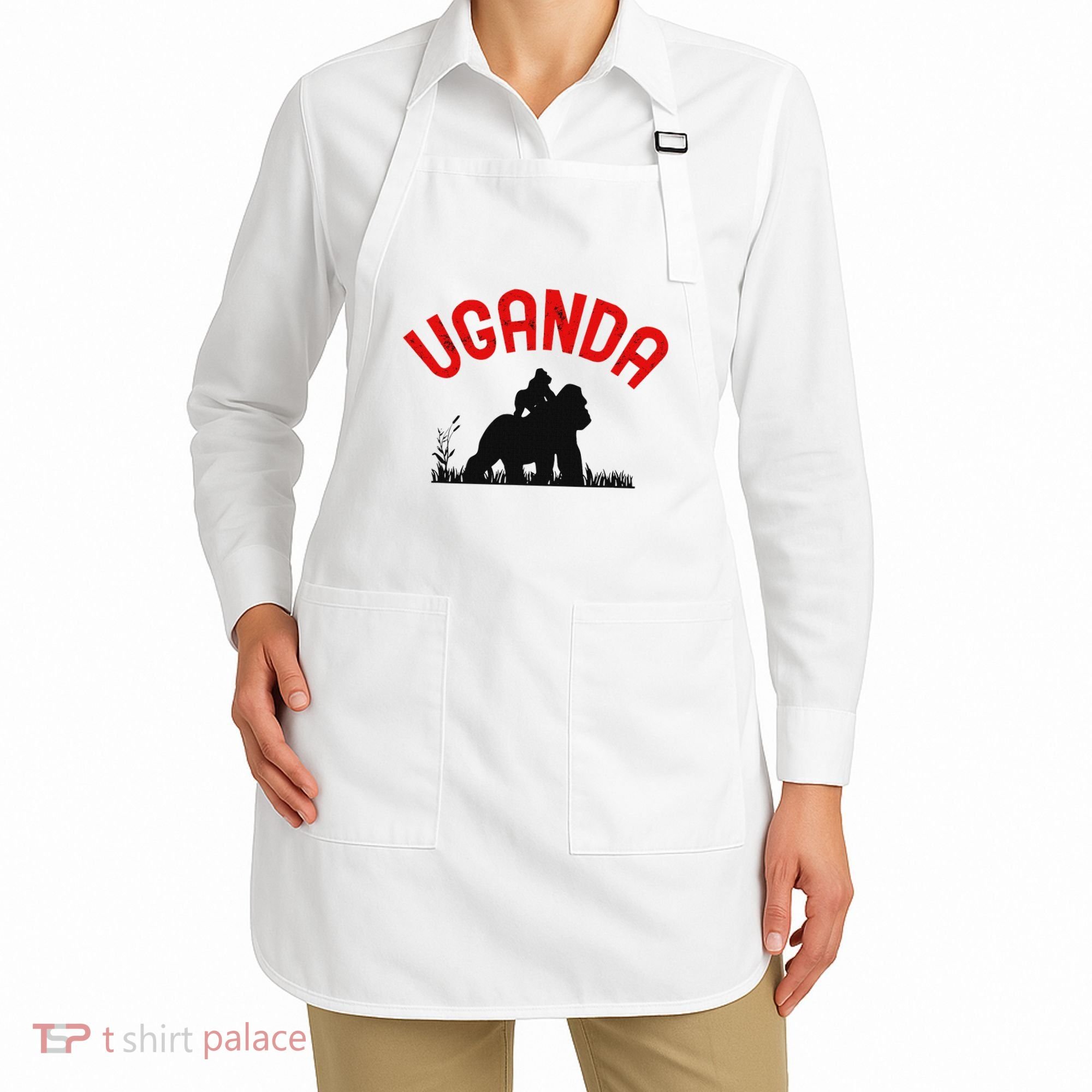 Uganda Gorilla Safari Gift Apron