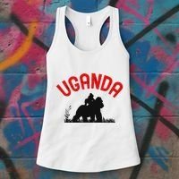 Uganda Gorilla Safari Gift Women's Tank Top thumb 3