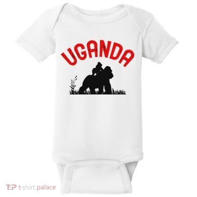 Uganda Gorilla Safari Gift Baby Bodysuit