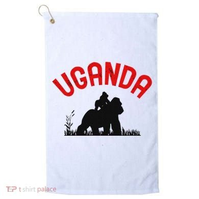 Uganda Gorilla Safari Gift Golf Towel