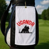 Uganda Gorilla Safari Gift Golf Towel thumb 2