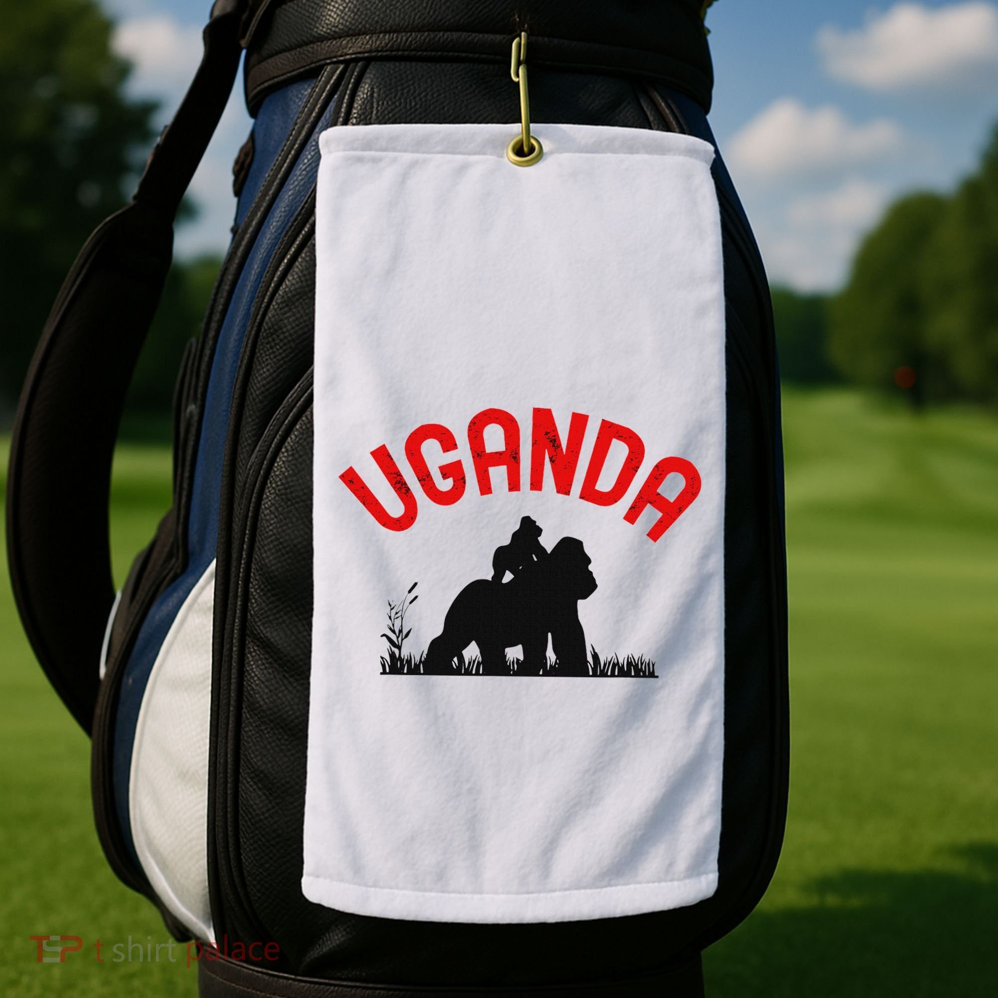 Uganda Gorilla Safari Gift Golf Towel