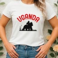 Uganda Gorilla Safari Gift Women's T-Shirt thumb 2