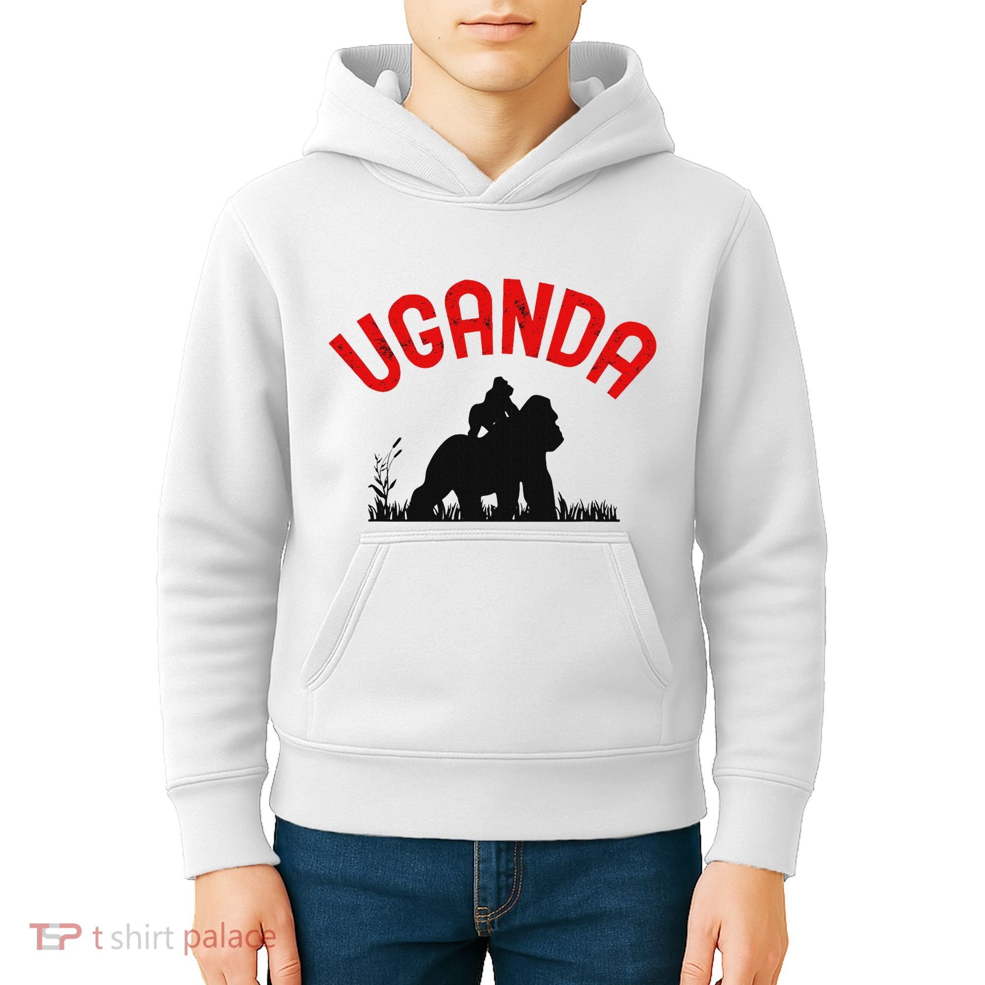 Uganda Gorilla Safari Gift Kids Hoodie