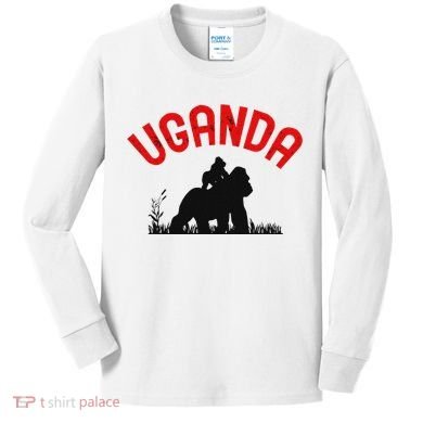 Uganda Gorilla Safari Gift Kids Long Sleeve Shirt