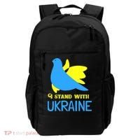 Ukrainian Gift Support Ukrainian Flag I Stand With Ukraine Gift Backpack thumb 0