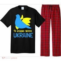 Ukrainian Gift Support Ukrainian Flag I Stand With Ukraine Gift Pajama Set thumb 0