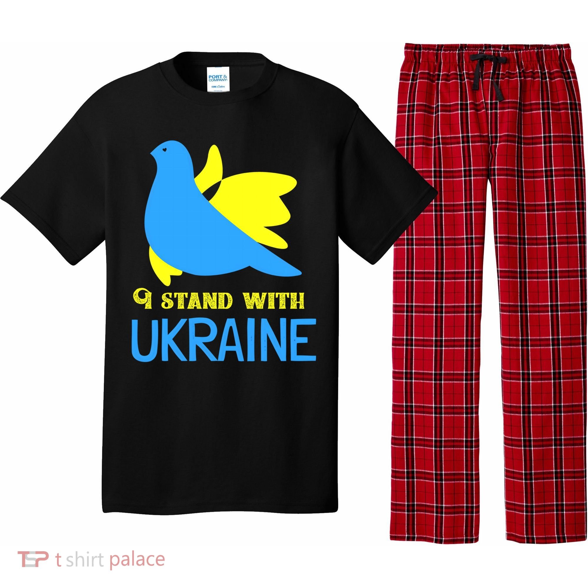 Ukrainian Gift Support Ukrainian Flag I Stand With Ukraine Gift Pajama Set
