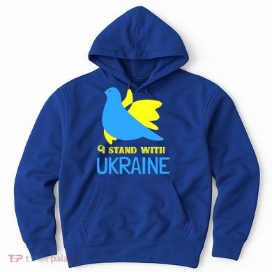 Ukrainian Gift Support Ukrainian Flag I Stand With Ukraine Gift Hoodie