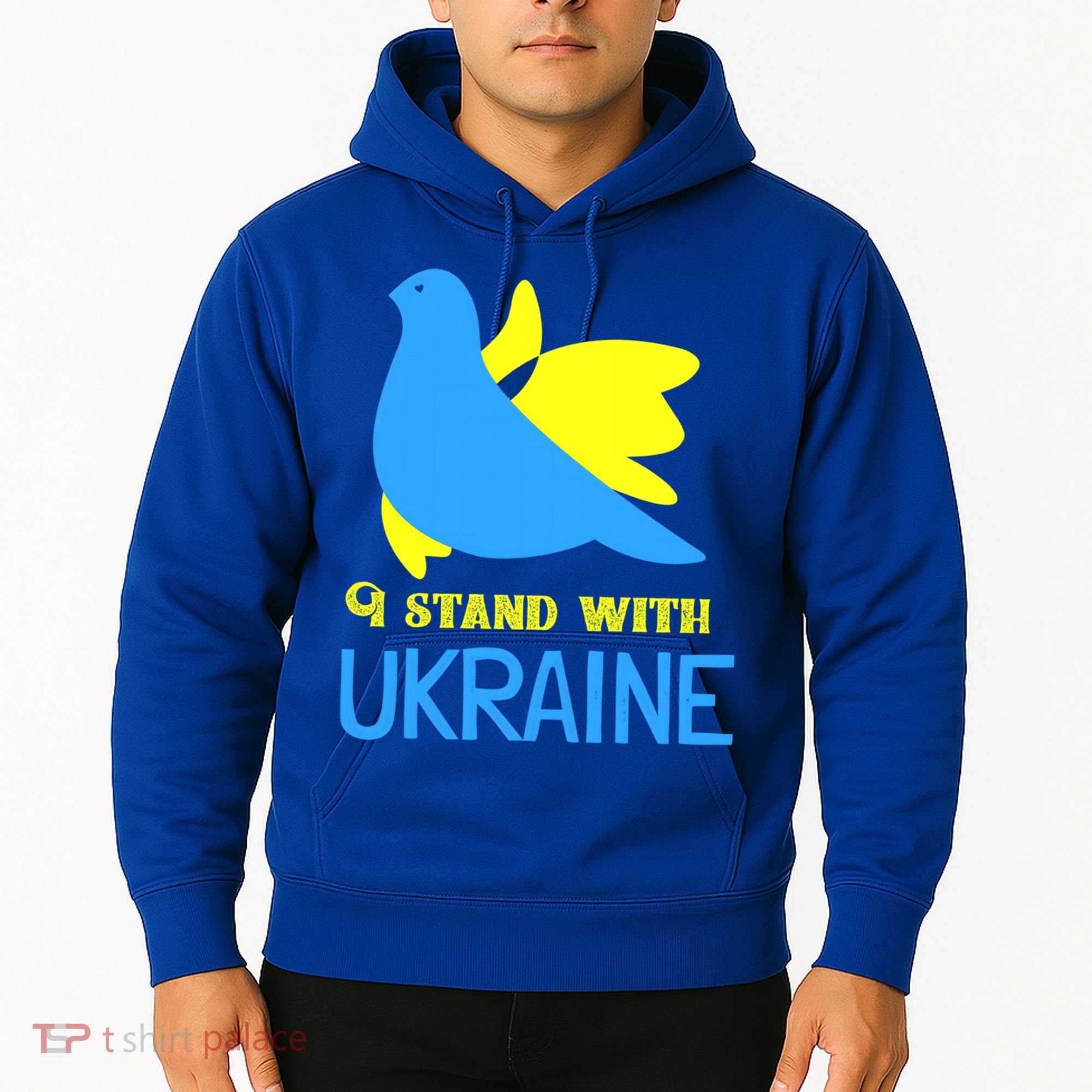 Ukrainian Gift Support Ukrainian Flag I Stand With Ukraine Gift Hoodie