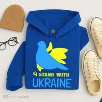 Ukrainian Gift Support Ukrainian Flag I Stand With Ukraine Gift Hoodie thumb 4