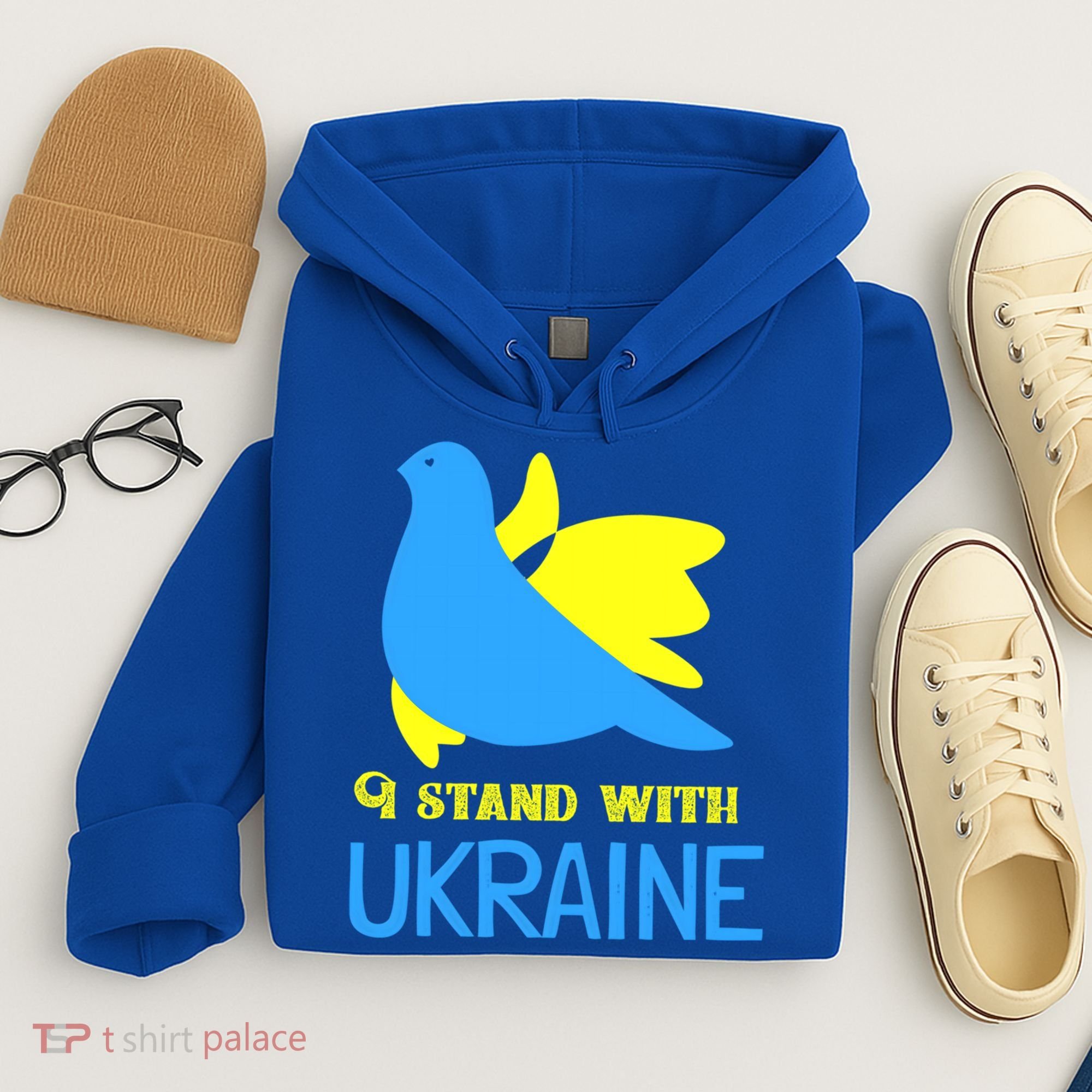 Ukrainian Gift Support Ukrainian Flag I Stand With Ukraine Gift Hoodie