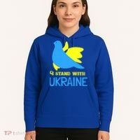 Ukrainian Gift Support Ukrainian Flag I Stand With Ukraine Gift Hoodie thumb 5