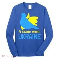 Ukrainian Gift Support Ukrainian Flag I Stand With Ukraine Gift Long Sleeve Shirt thumb 0
