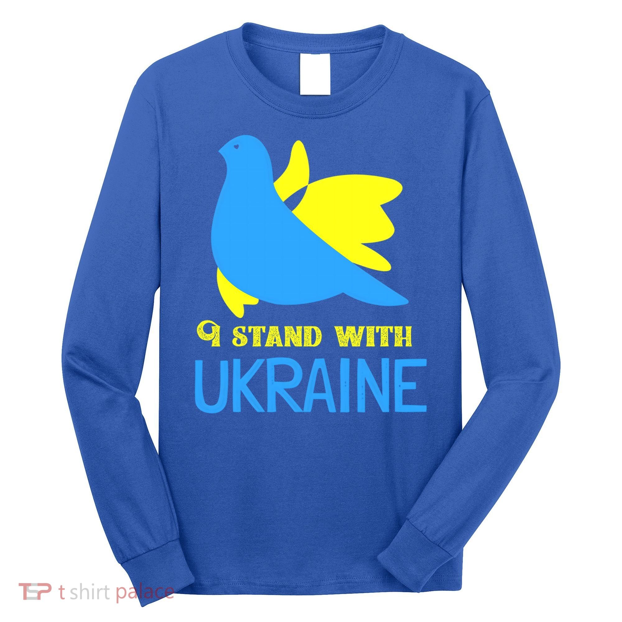 Ukrainian Gift Support Ukrainian Flag I Stand With Ukraine Gift Long Sleeve Shirt