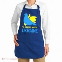 Ukrainian Gift Support Ukrainian Flag I Stand With Ukraine Gift Apron thumb 2