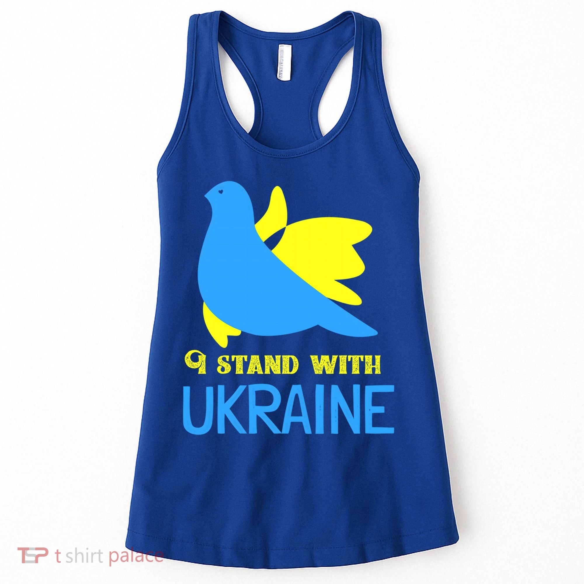 Ukrainian Gift Support Ukrainian Flag I Stand With Ukraine Gift Women's Tank Top