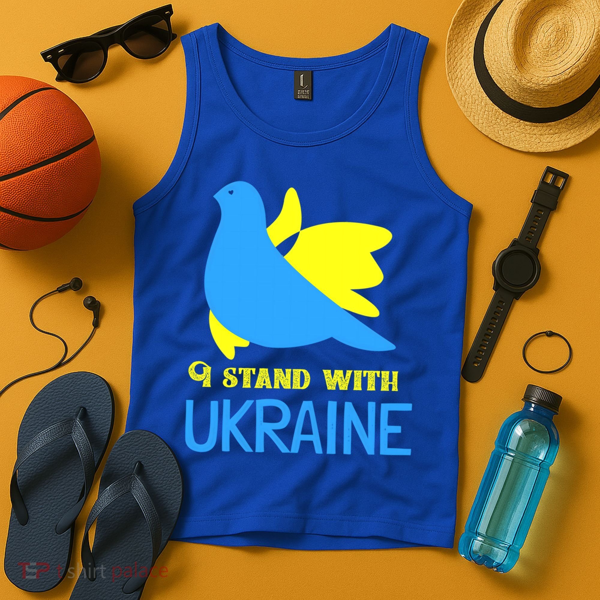 Ukrainian Gift Support Ukrainian Flag I Stand With Ukraine Gift Tank Top