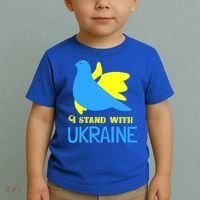 Ukrainian Gift Support Ukrainian Flag I Stand With Ukraine Gift Toddler T-Shirt thumb 2