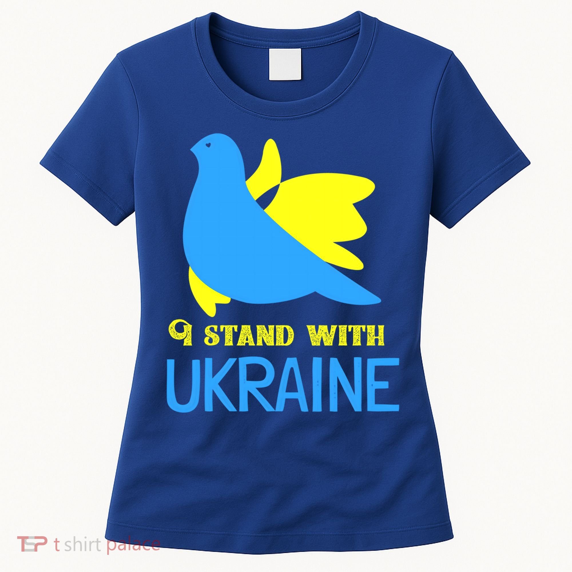 Ukrainian Gift Support Ukrainian Flag I Stand With Ukraine Gift Women's T-Shirt