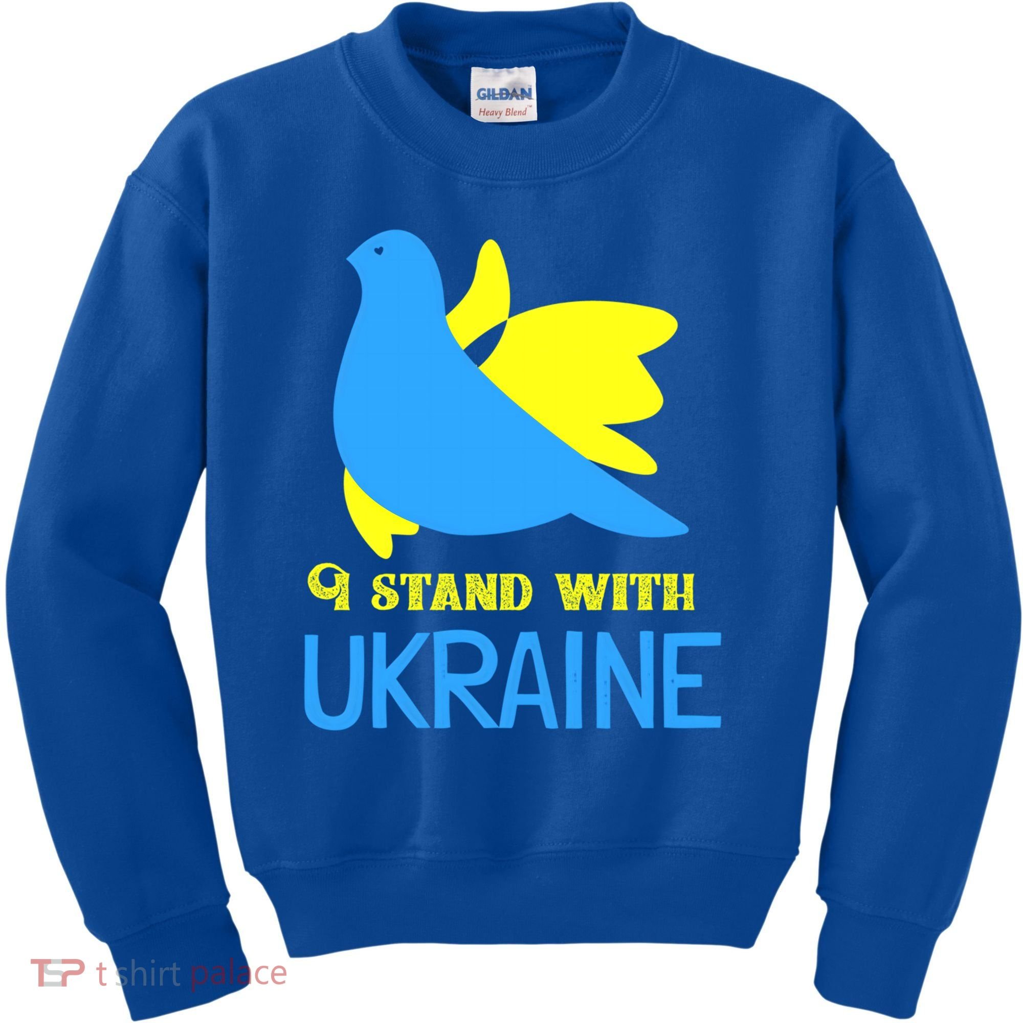 Ukrainian Gift Support Ukrainian Flag I Stand With Ukraine Gift Kids Sweatshirt