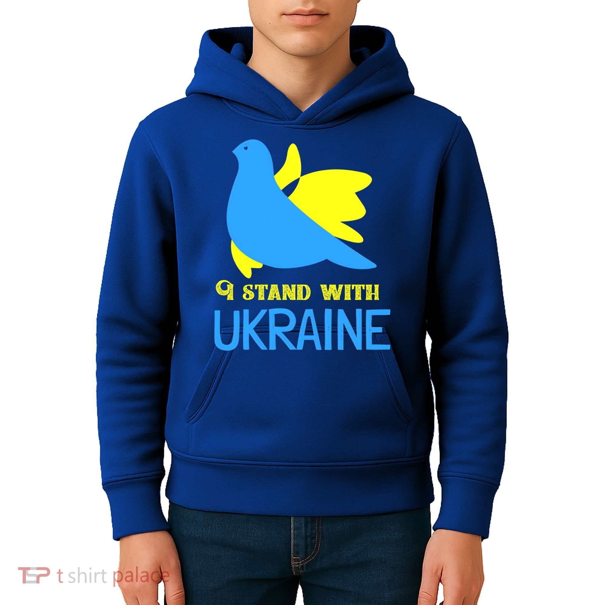 Ukrainian Gift Support Ukrainian Flag I Stand With Ukraine Gift Kids Hoodie