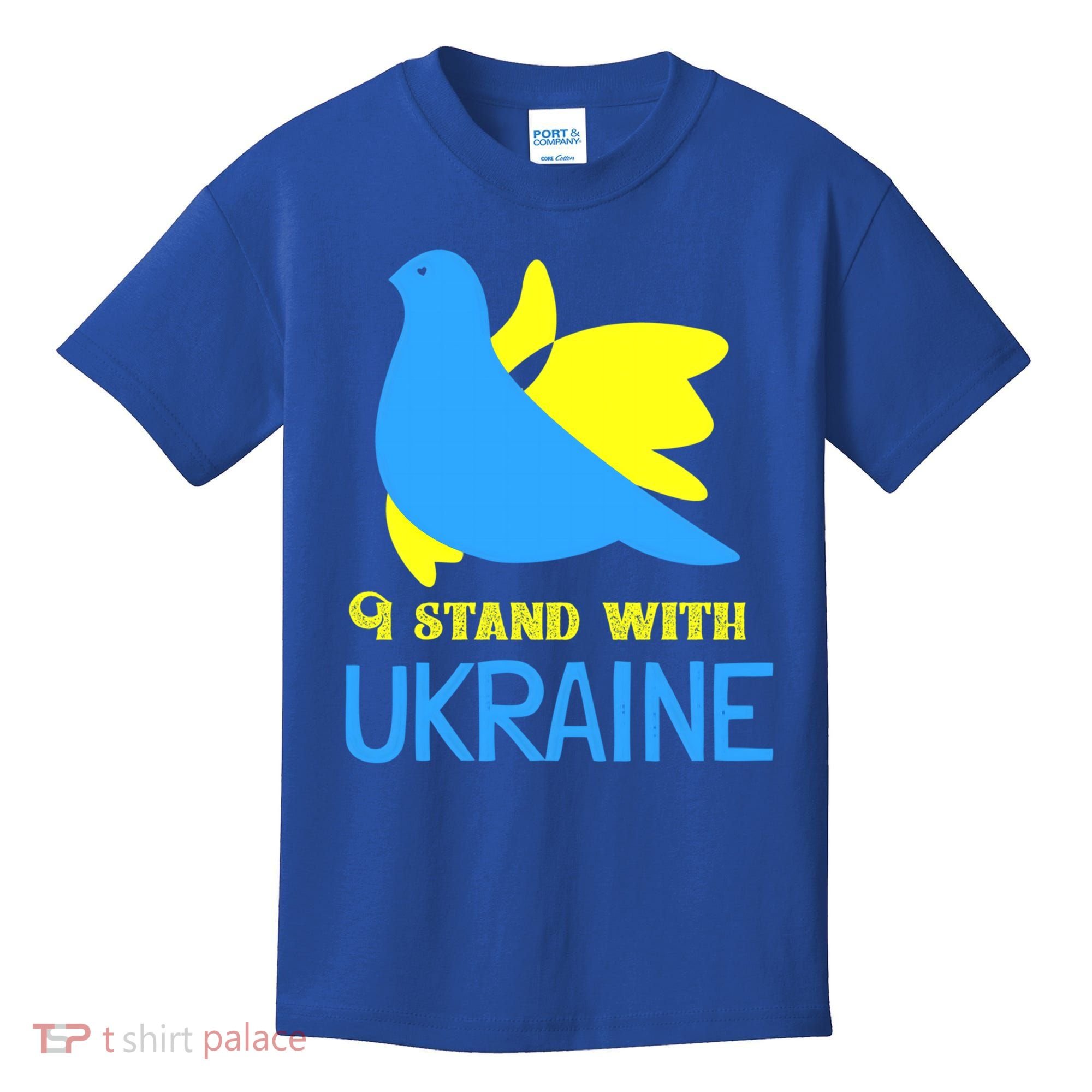 Ukrainian Gift Support Ukrainian Flag I Stand With Ukraine Gift Kids T-Shirt